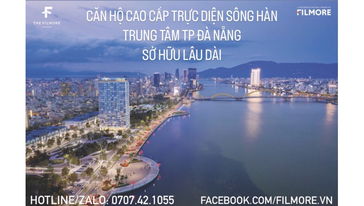 Nhận ngay CK 2% ra mắt Căn hộ hạng sang đầu tiên trung tâm Đà Nẵng. Trực diện sông Hàn